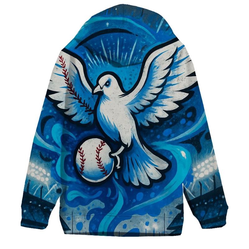 Graffiti Glide Of The Victory Dove printed hoodies