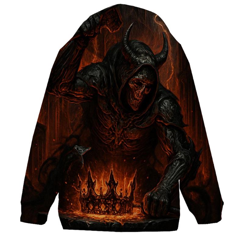 Infernal Crownsmith Of The Lava Veins zip-up hoodies