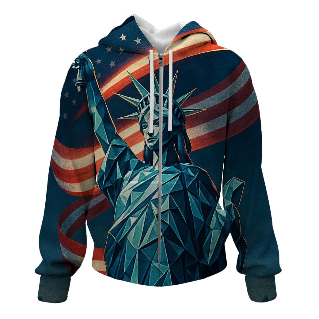 Liberty Prism Over Harbor Steel pullover hoodies