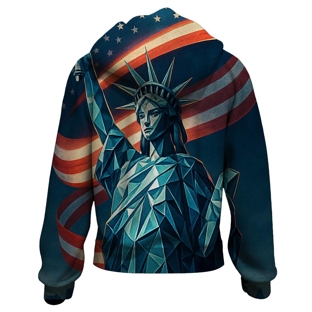 Liberty Prism Over Harbor Steel pullover hoodies