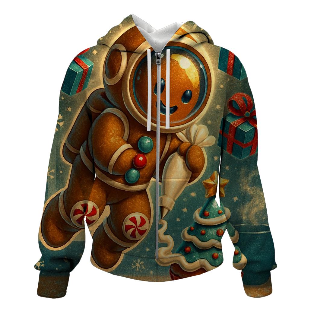 Gingerbread Astronaut Bake Off graphic hoodies