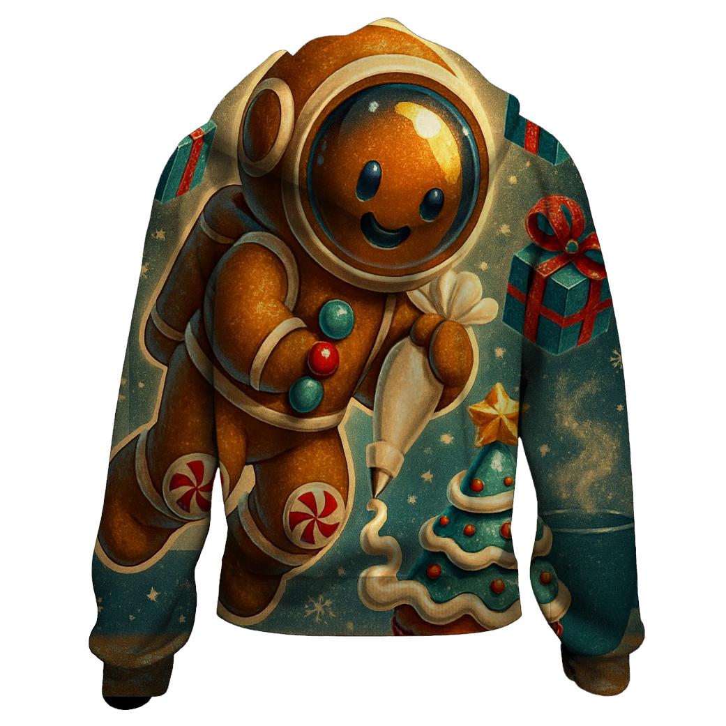 Gingerbread Astronaut Bake Off graphic hoodies