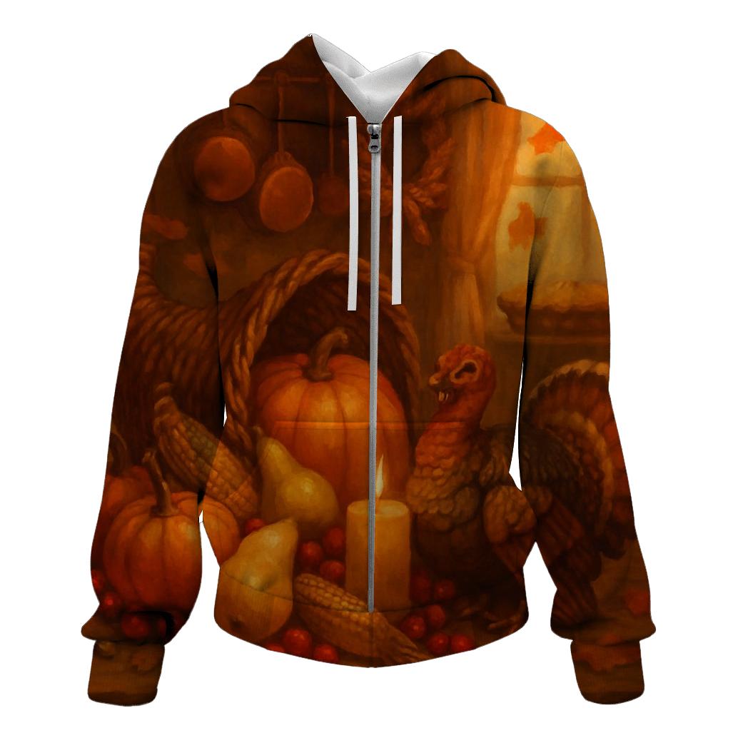 Candlelit Cornucopia Kitchen hoodie designs