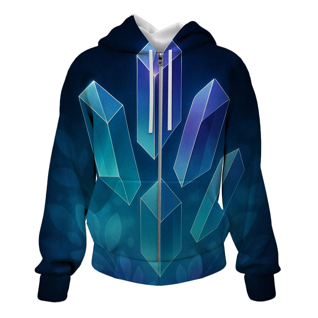 Chromatic Monolith Garden embroidered hoodies