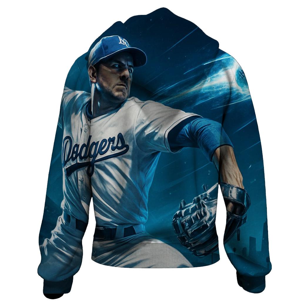 Chrome Curveball Over Elysian Skies heavyweight hoodies