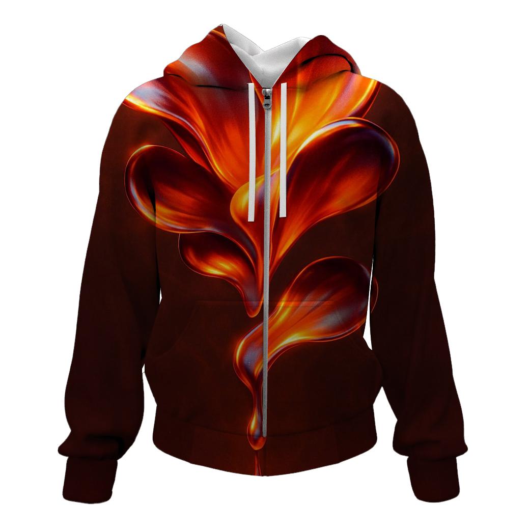 Solar Ember Melt Forms heavyweight hoodies