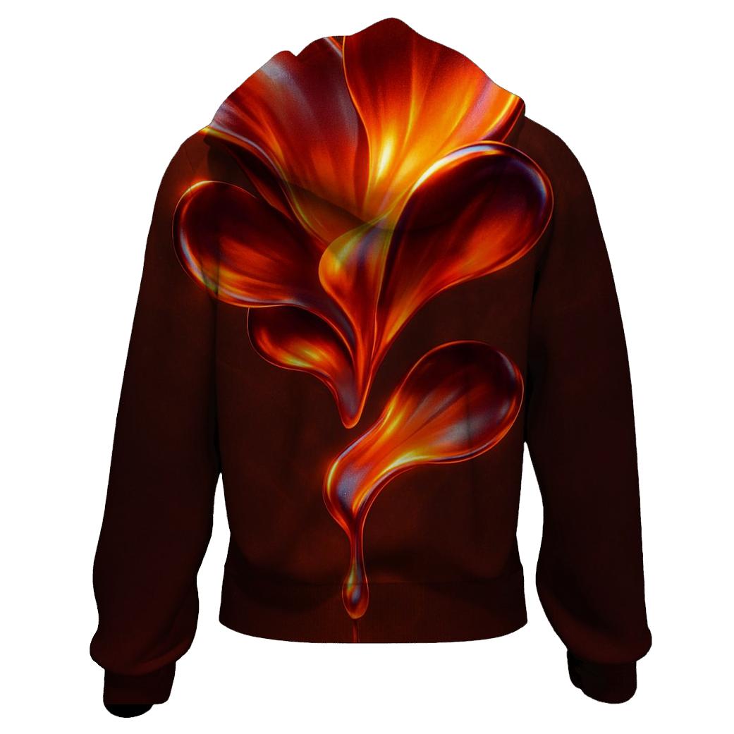 Solar Ember Melt Forms heavyweight hoodies
