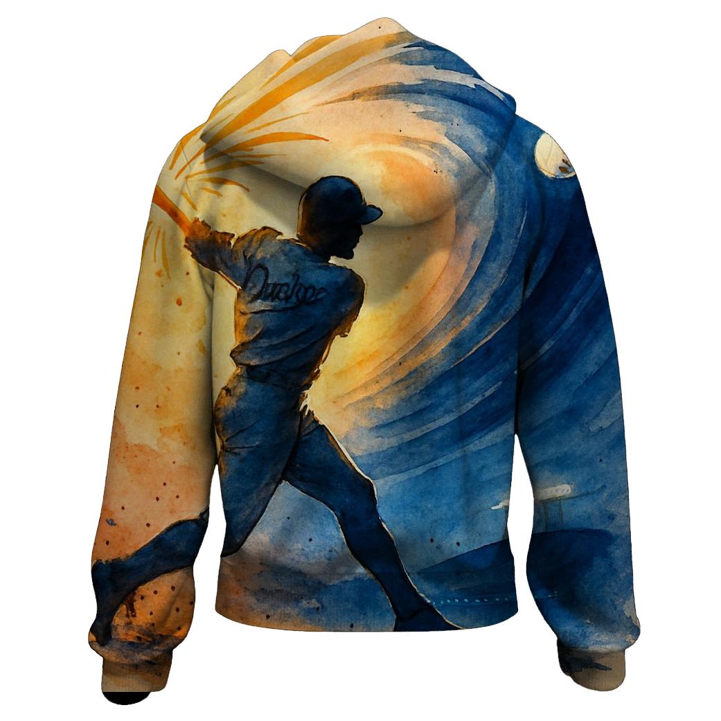 Sunset Splitter Through The Palm Wind graphic hoodies