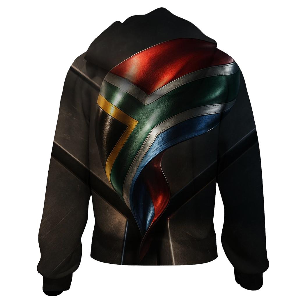 South Africa Metallic Prism Unity Wave pullover hoodies