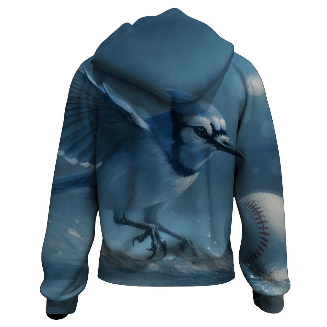 Shattered Ice Horizon Blue Jays Flight custom hoodies