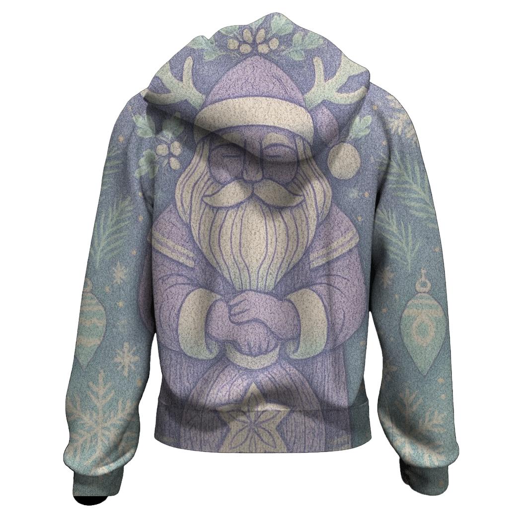 Knitted Frost Crown Santa Totem hoodie styles