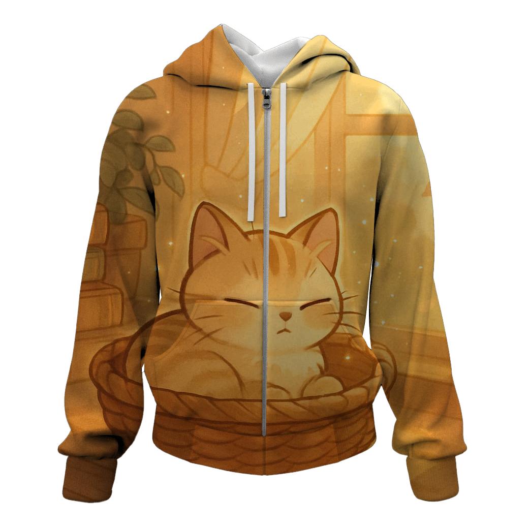 Sunbeam Library Basket Kitten custom hoodies