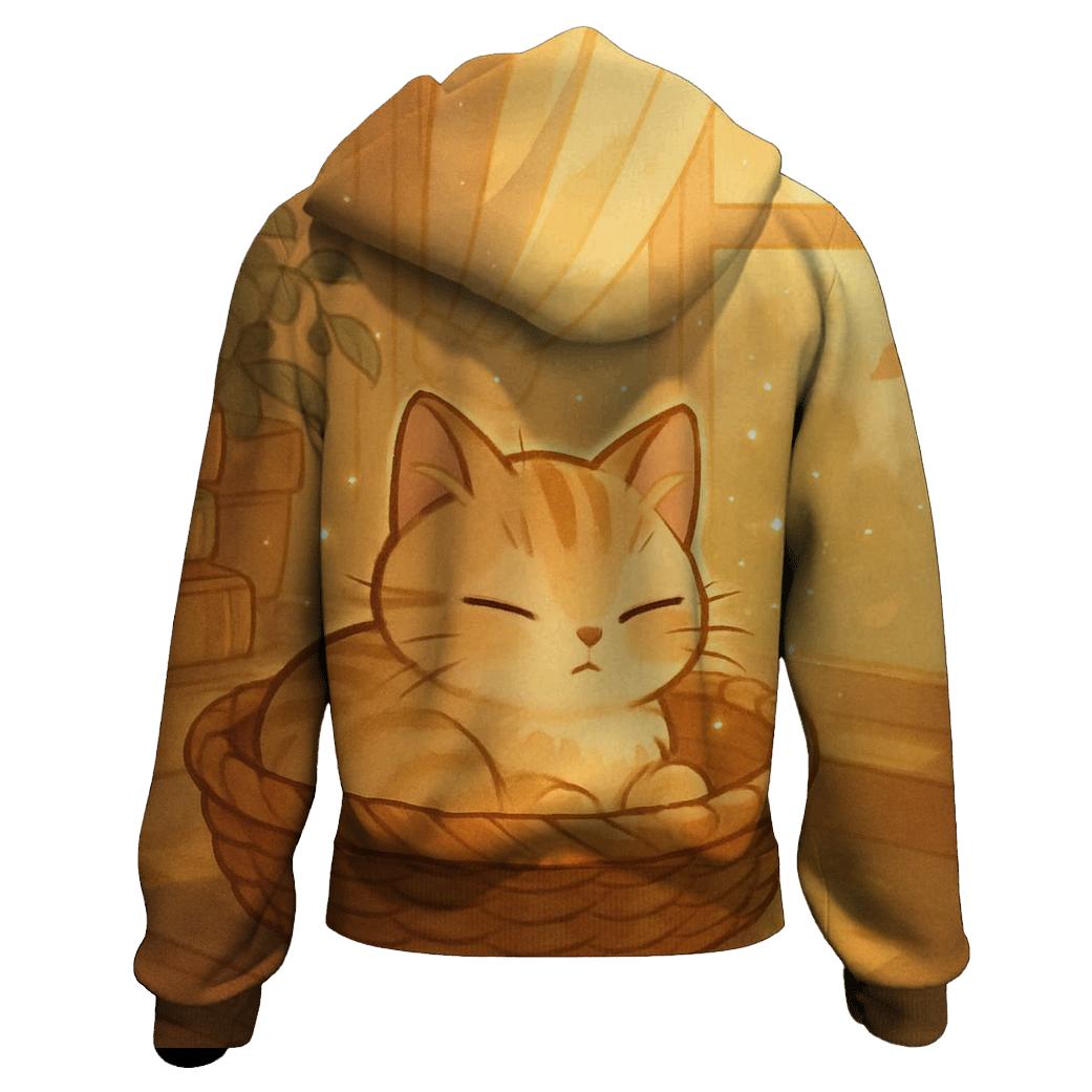 Sunbeam Library Basket Kitten custom hoodies