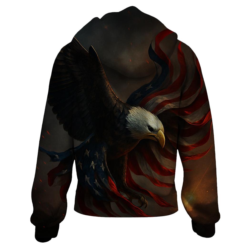 Eagle Of Ember Skies And Banner Wings lightweight hoodies