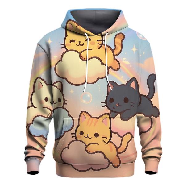 Cloud Carousel Kittens hoodie trends