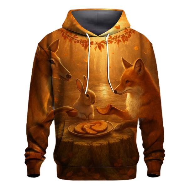 Woodland Feast Under The Amber Canopy hoodie styles