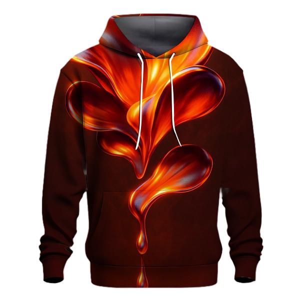 Solar Ember Melt Forms graphic hoodies