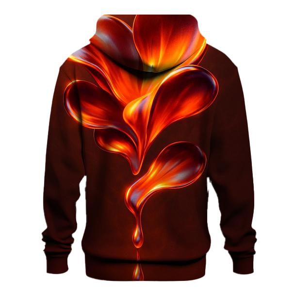 Solar Ember Melt Forms graphic hoodies
