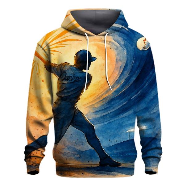 Sunset Splitter Through The Palm Wind embroidered hoodies
