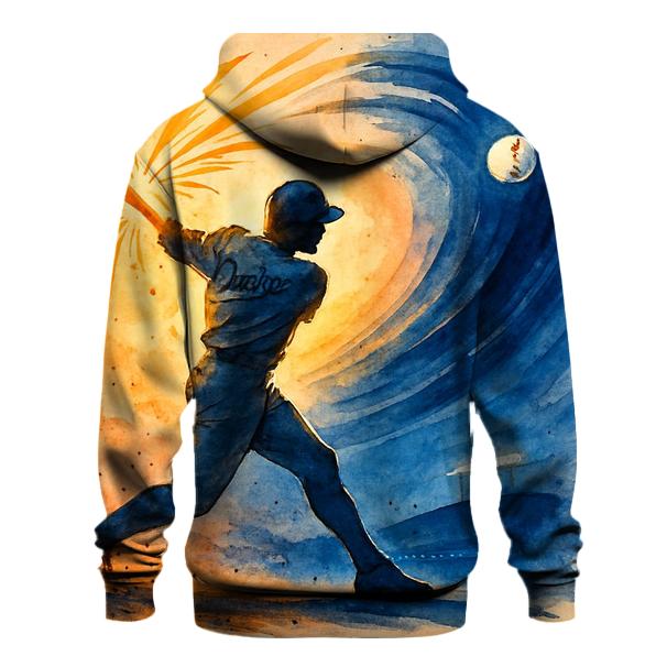 Sunset Splitter Through The Palm Wind embroidered hoodies