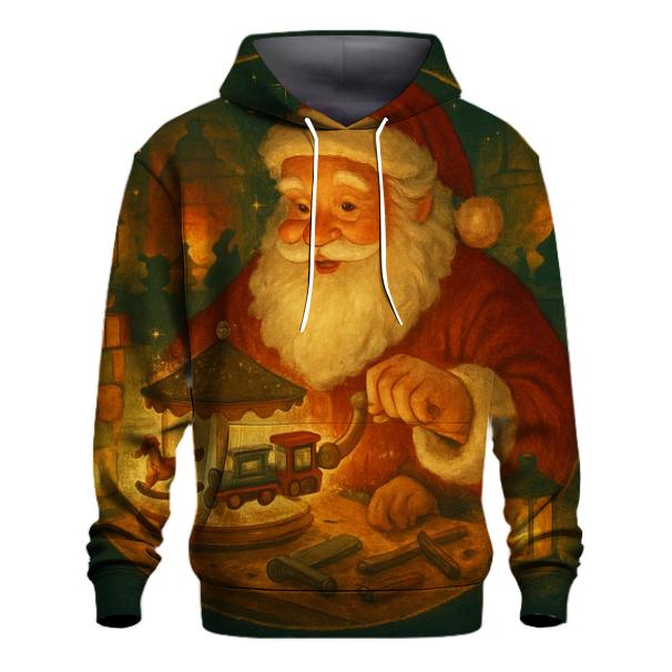 Storybook Workshop Carousel Santa designer hoodies