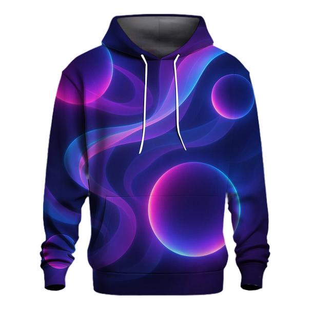 Neon Orbital Mist Labyrinth custom hoodies