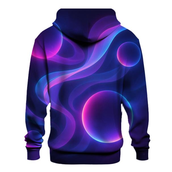 Neon Orbital Mist Labyrinth custom hoodies