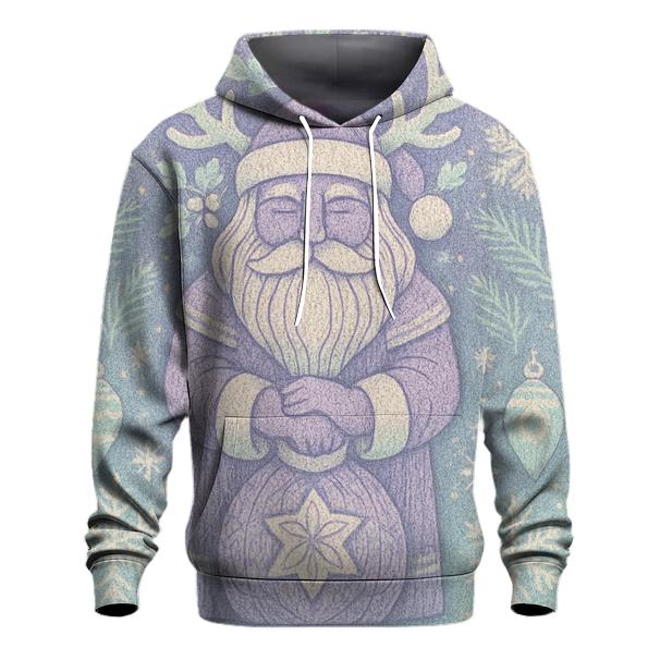 Knitted Frost Crown Santa Totem hoodie trends