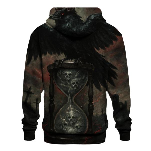 Hourglass Of The Raven King graphic hoodies