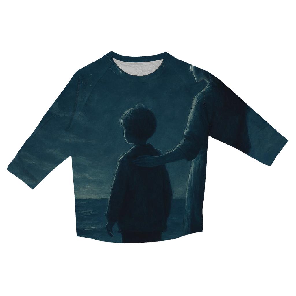 The Compass Of Her Quiet Guidance casual three quarter sleeve shirts