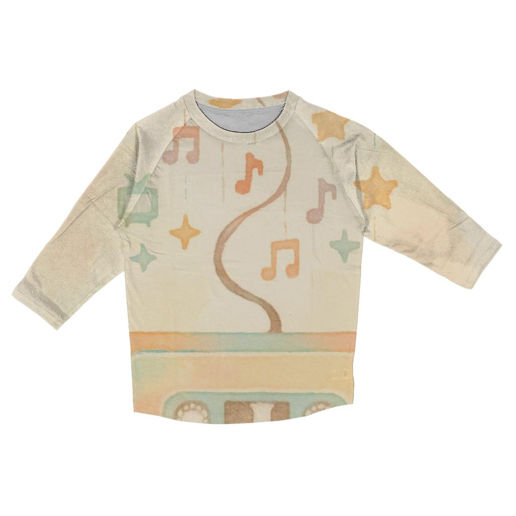 Cassette Constellation Mobile casual three quarter sleeve shirts