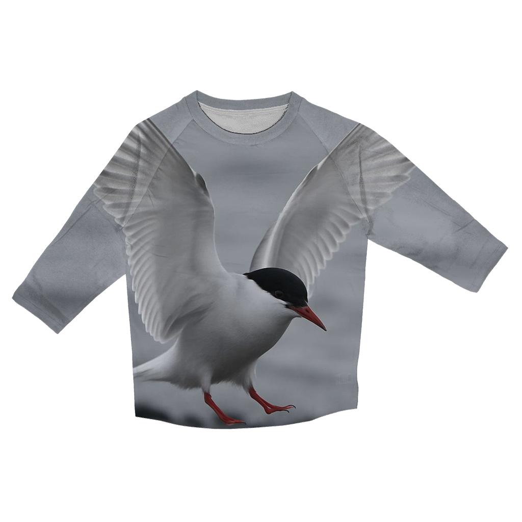 Basalt Runner Arctic Tern custom 3/4 sleeve shirts