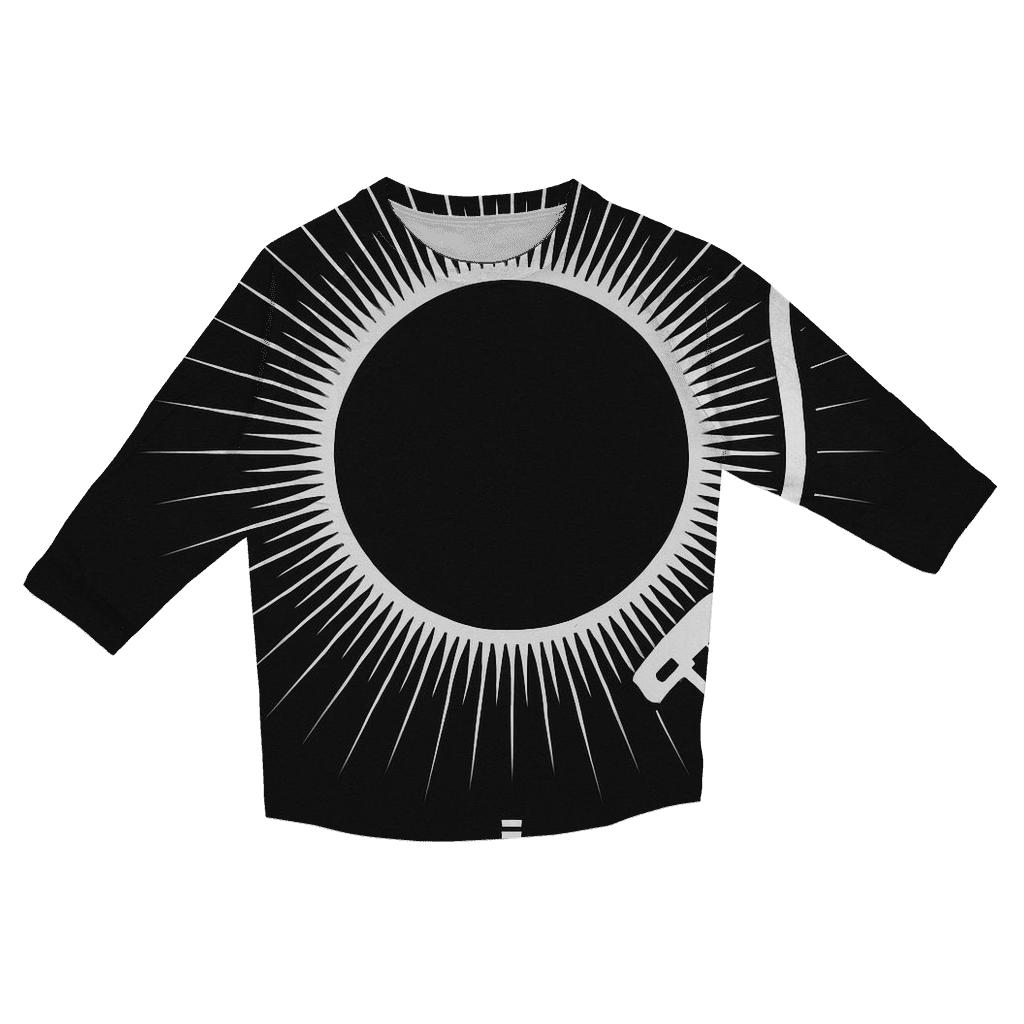 Monochrome Turntable Eclipse cotton quarter sleeve shirts