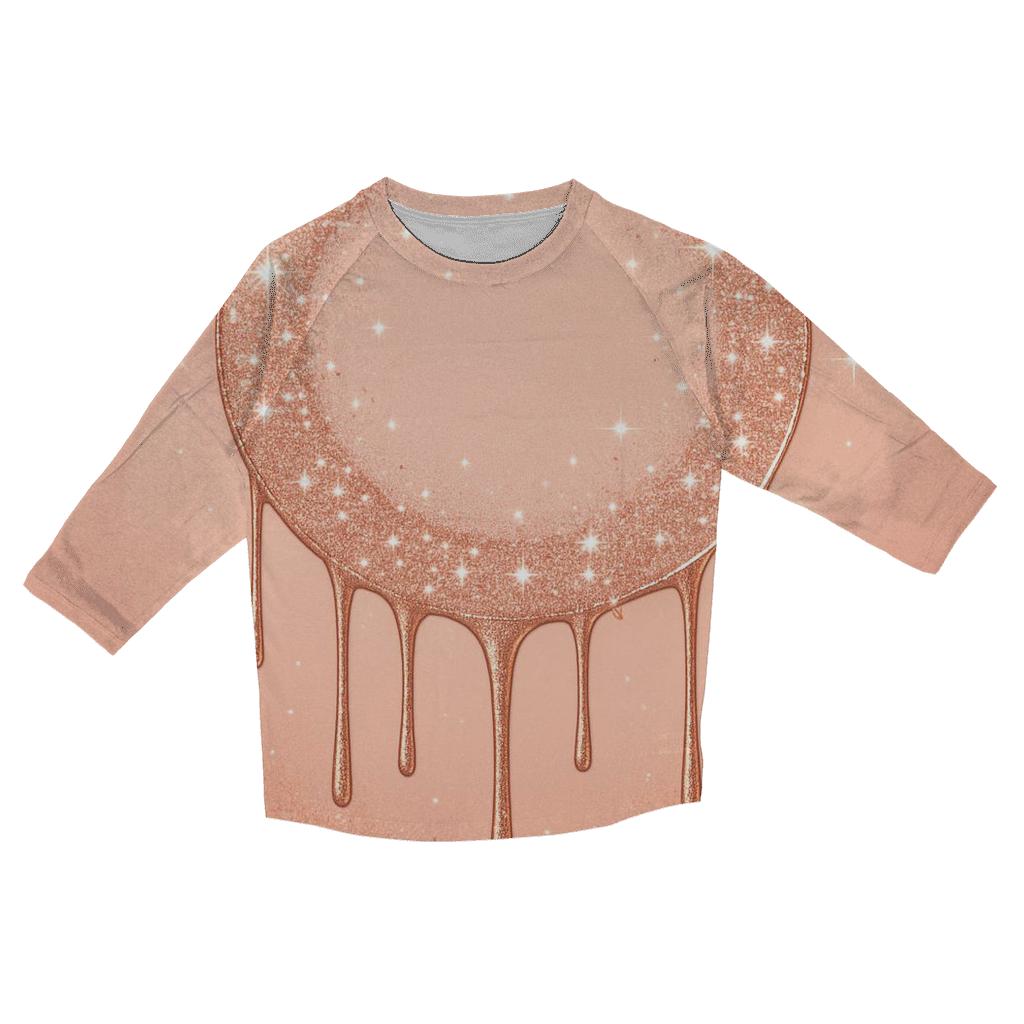 Rose Gold Halo Cascade cotton quarter sleeve shirts