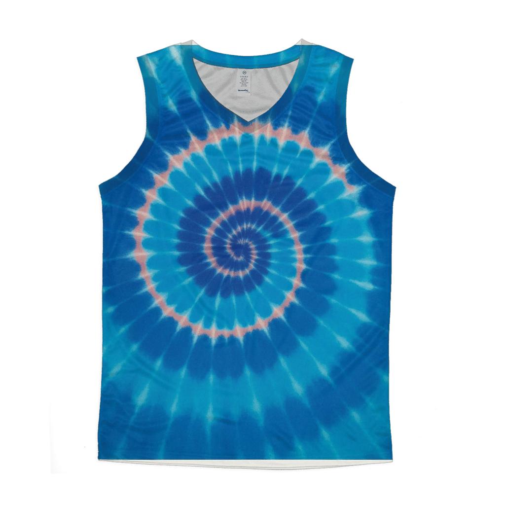Nebula Spiral Overdye Whirlpool stylish racerback tanks