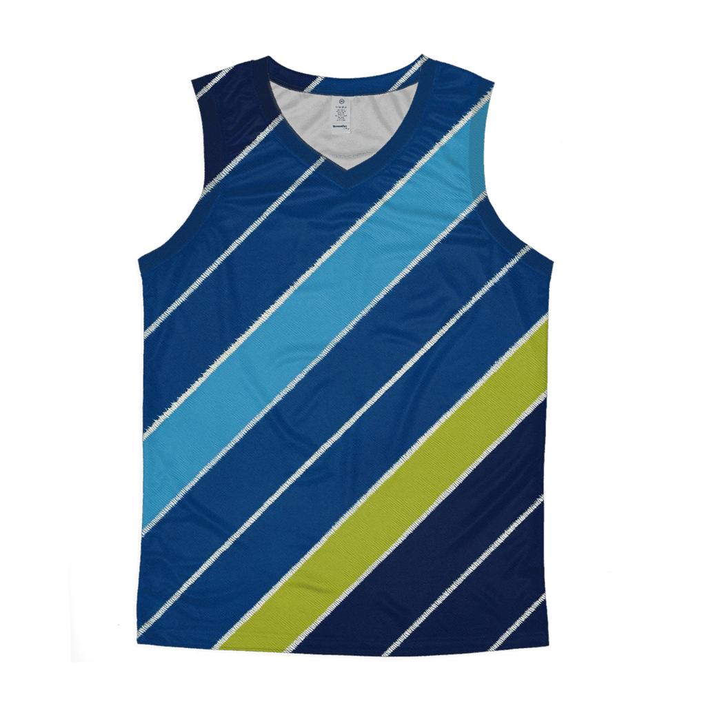 Arashi Meteor Shear Diagonals sports performance tank tops