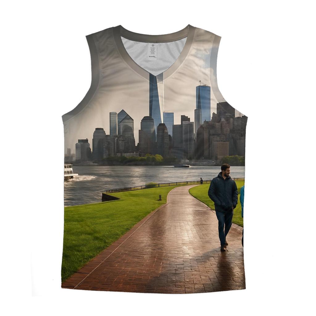 Storm Clearing Over Lower Manhattan From Governors Island trendy fitted tank tops