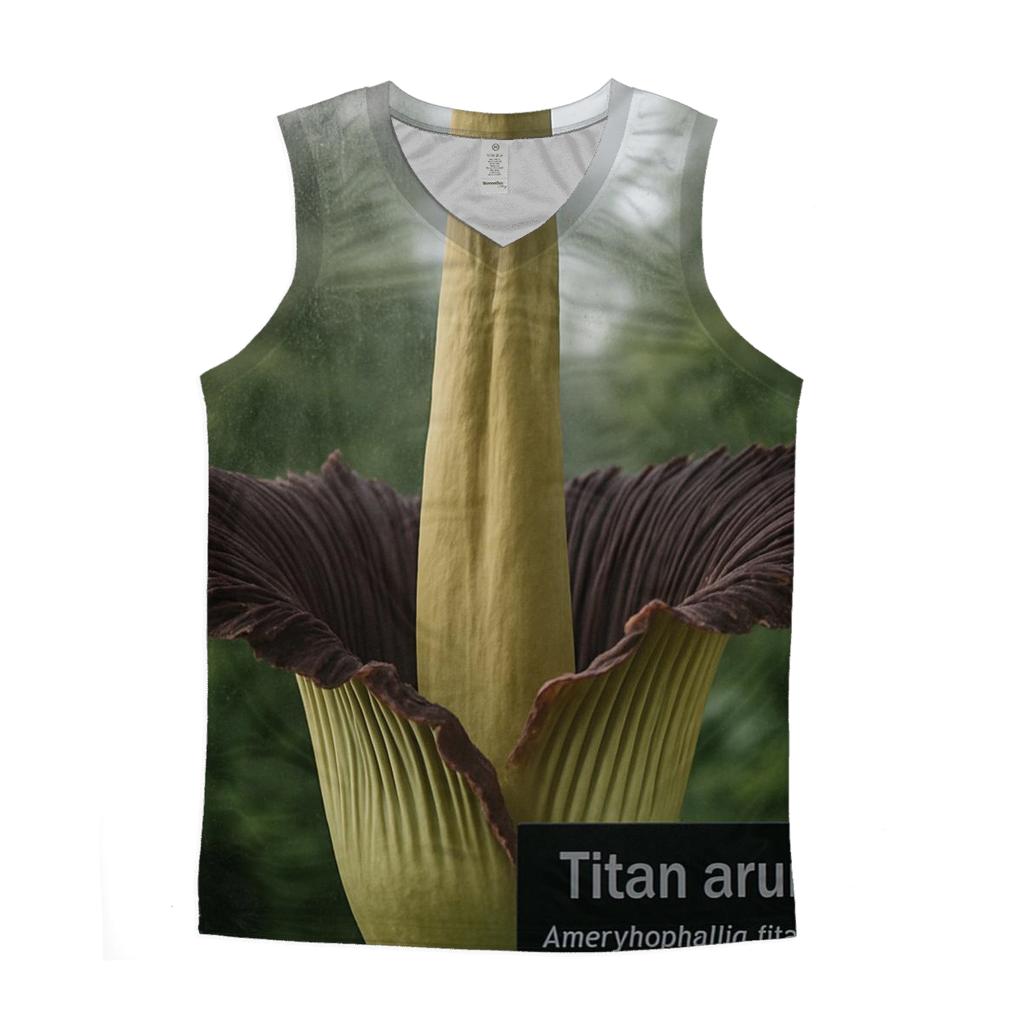 Titan Arum Bloom Window In A Botanical Conservatory stylish racerback tanks