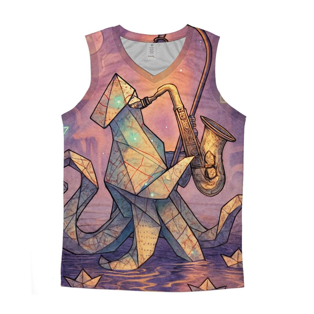 Origami Kraken Streetlight Serenade designer workout tanks