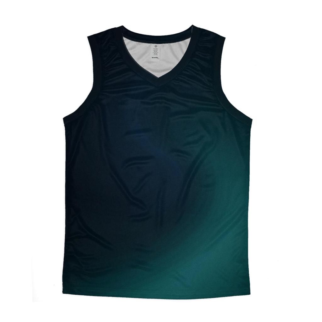 Midnight Tide Sweep graphic print tank tops