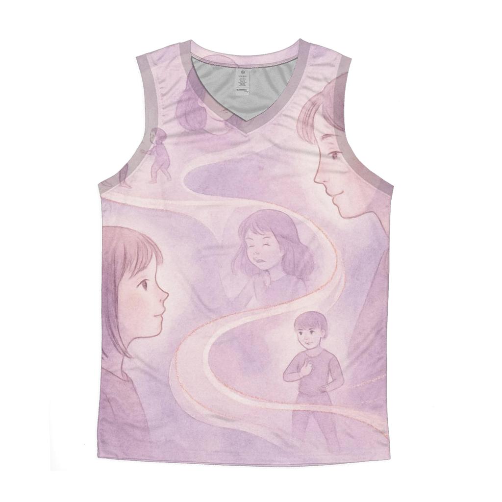 The Ribbon Of Time Between Two Hearts stylish racerback tanks