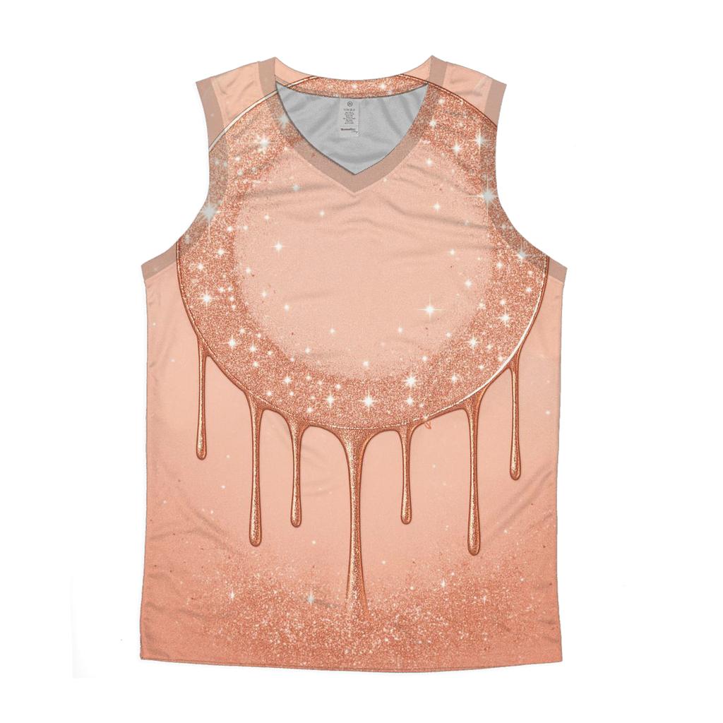 Rose Gold Halo Cascade casual summer tank tops