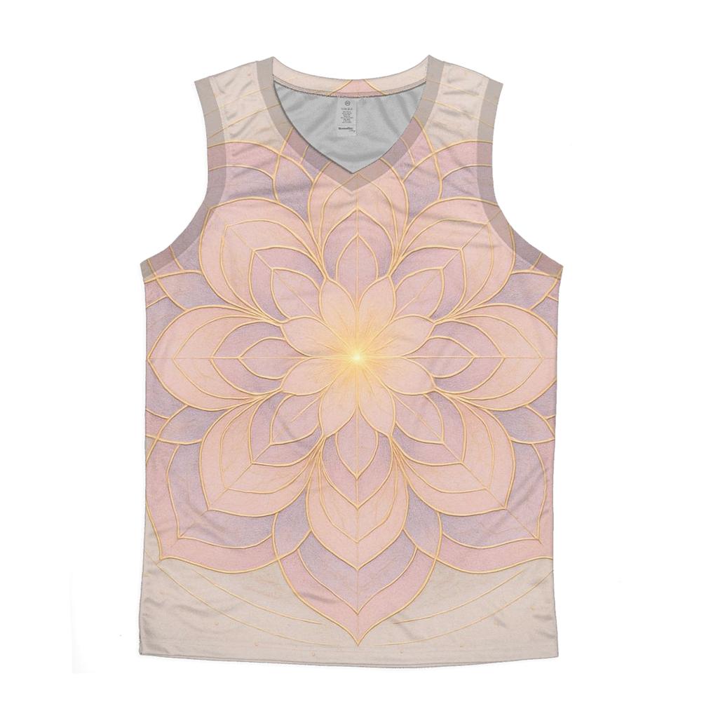 Luminous Breath Mandala casual summer tank tops