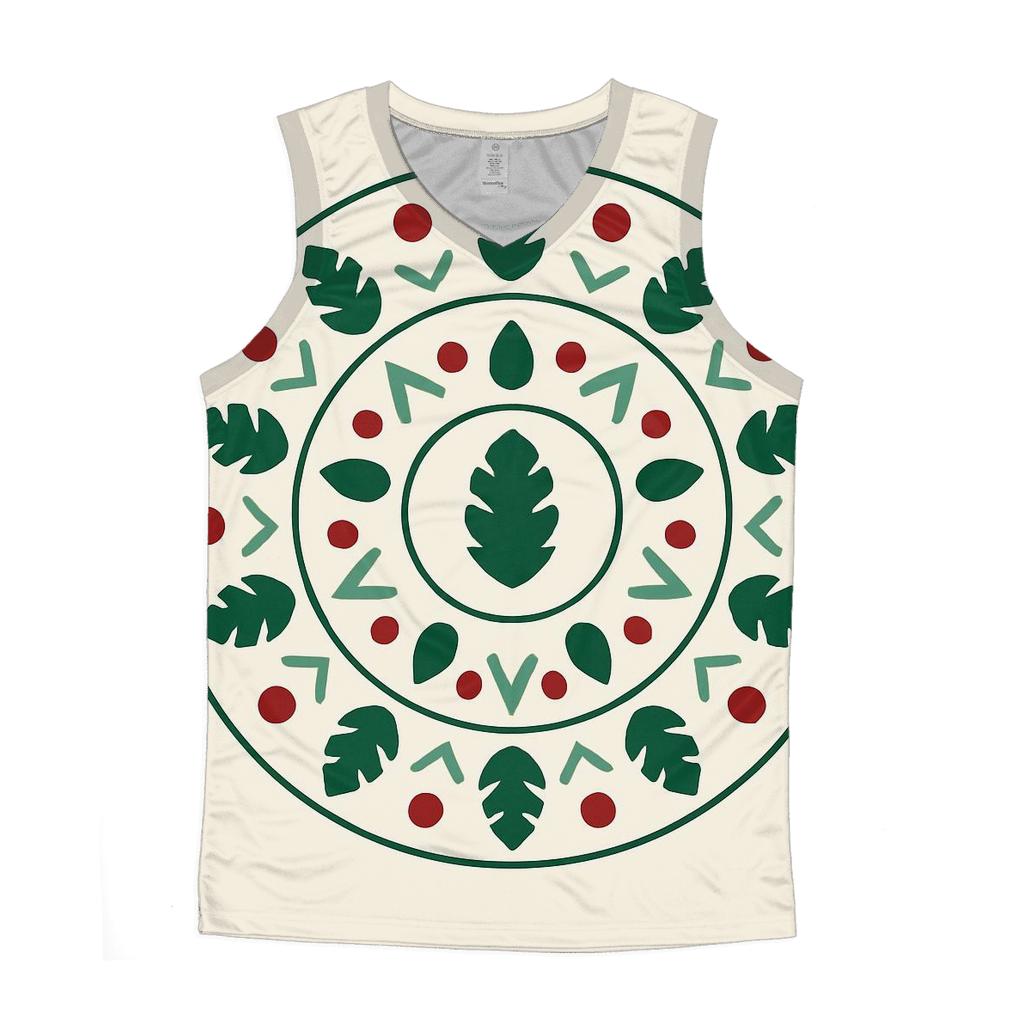 Ornament Mandala Pinecone Rings cotton sleeveless tops