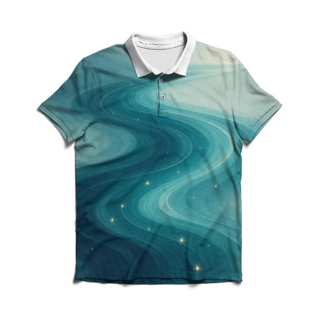 River Of Quiet Stars stylish collar polo tees