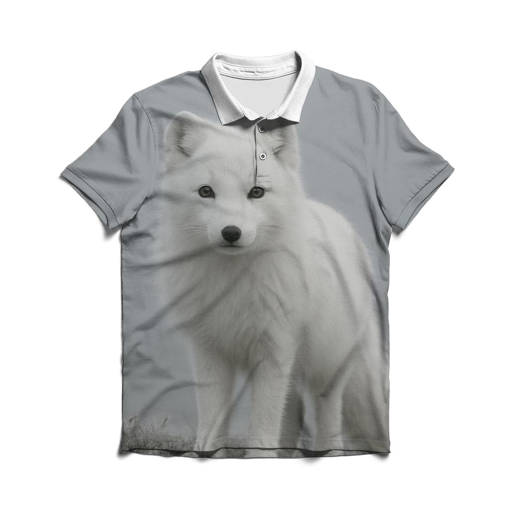 Fogline Sentinel Arctic Fox personalized polo shirts