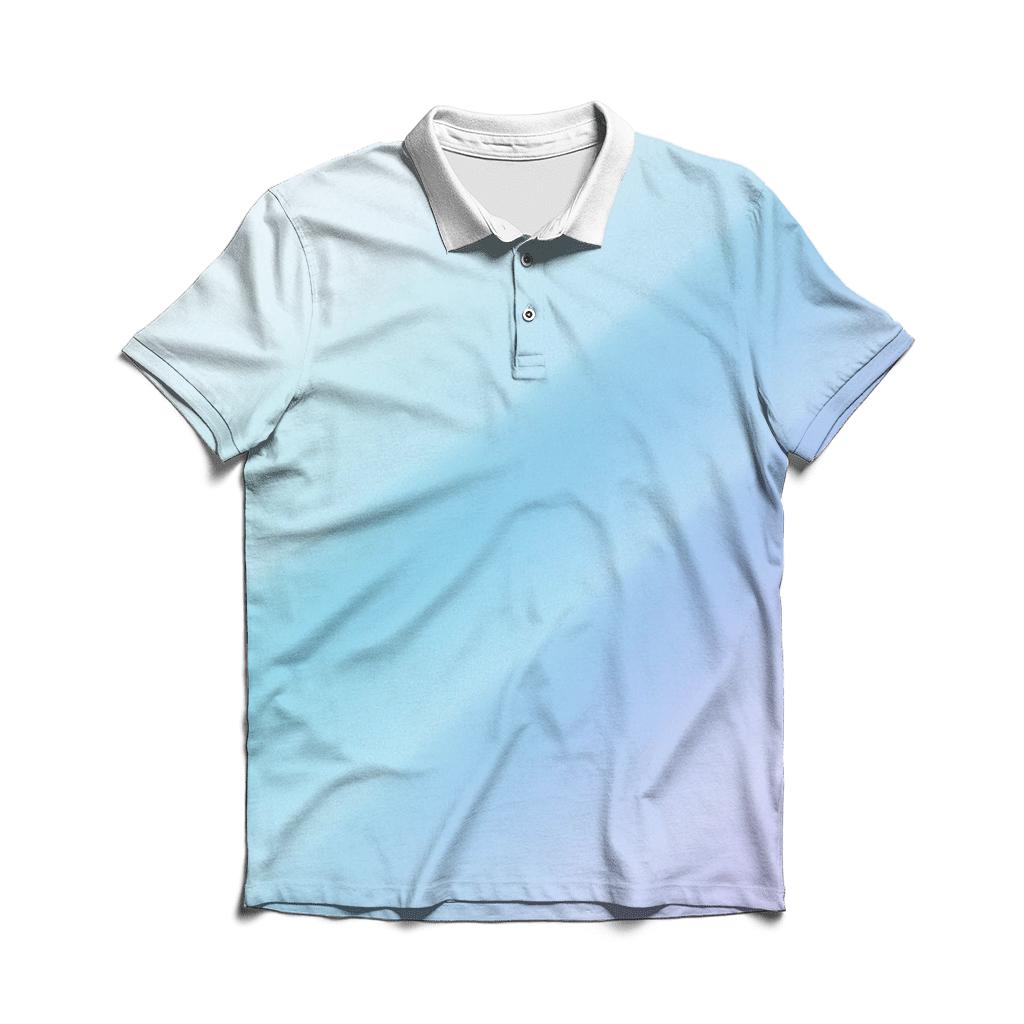 Frosted Prism Drift casual sports polo shirts