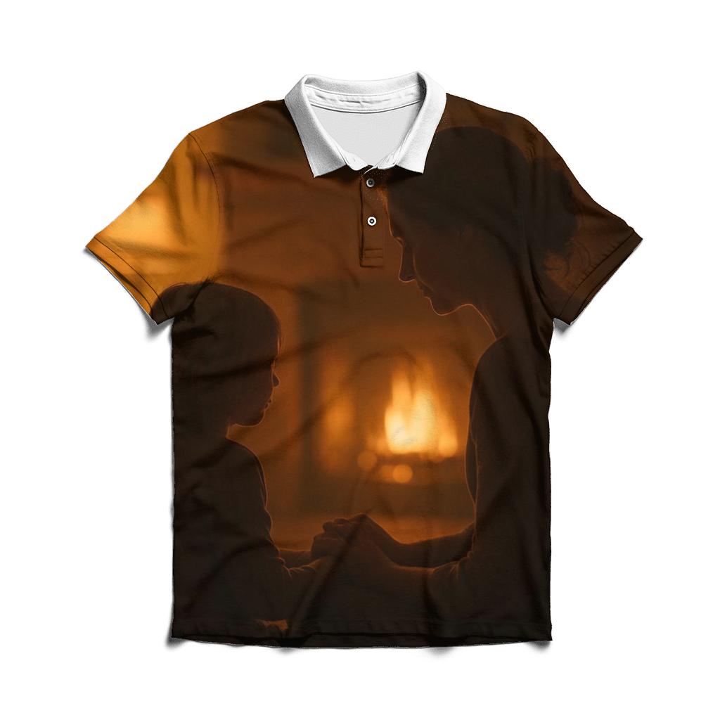 The Hearth Of Her Presence personalized polo shirts