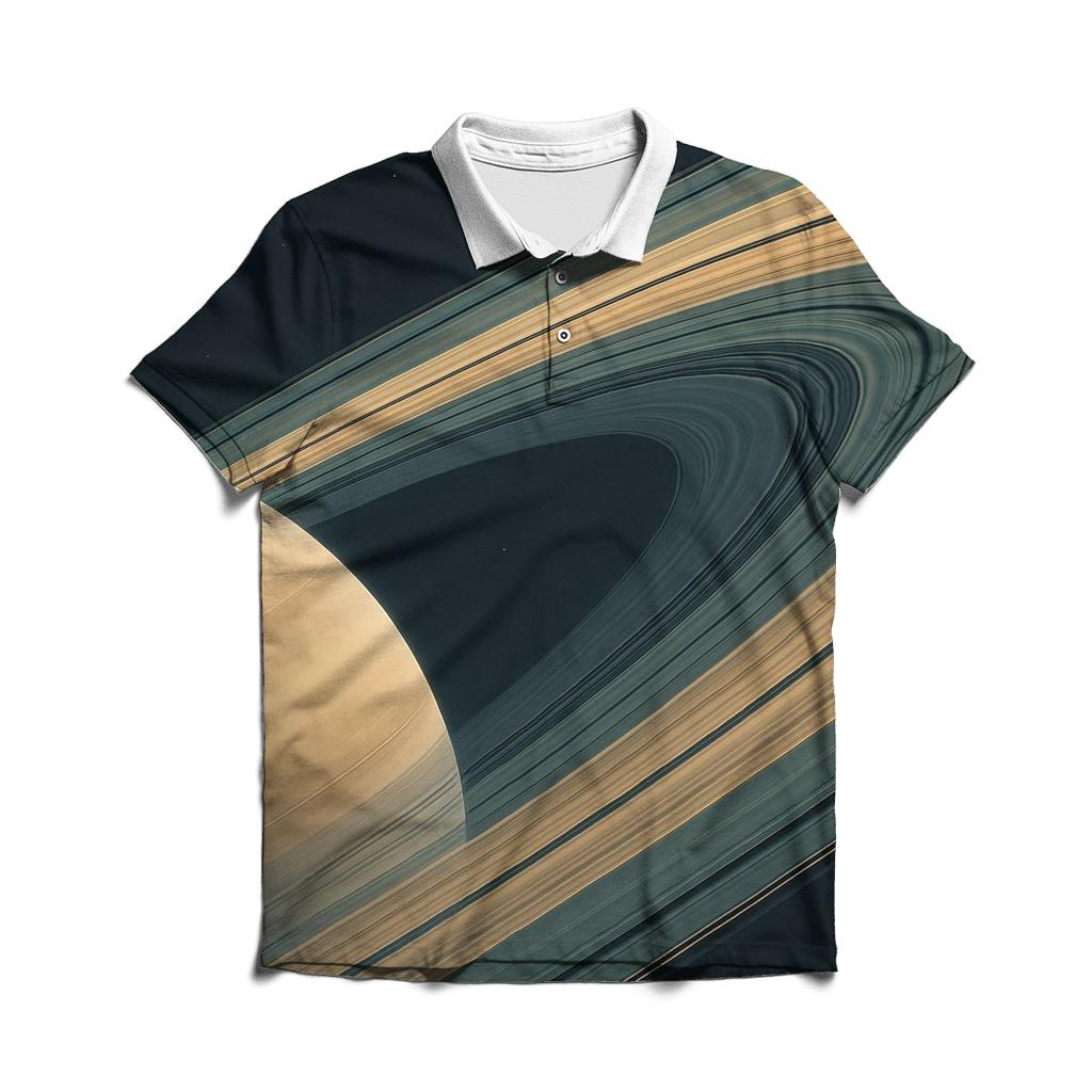 Ring Plane Horizon Bands personalized polo shirts