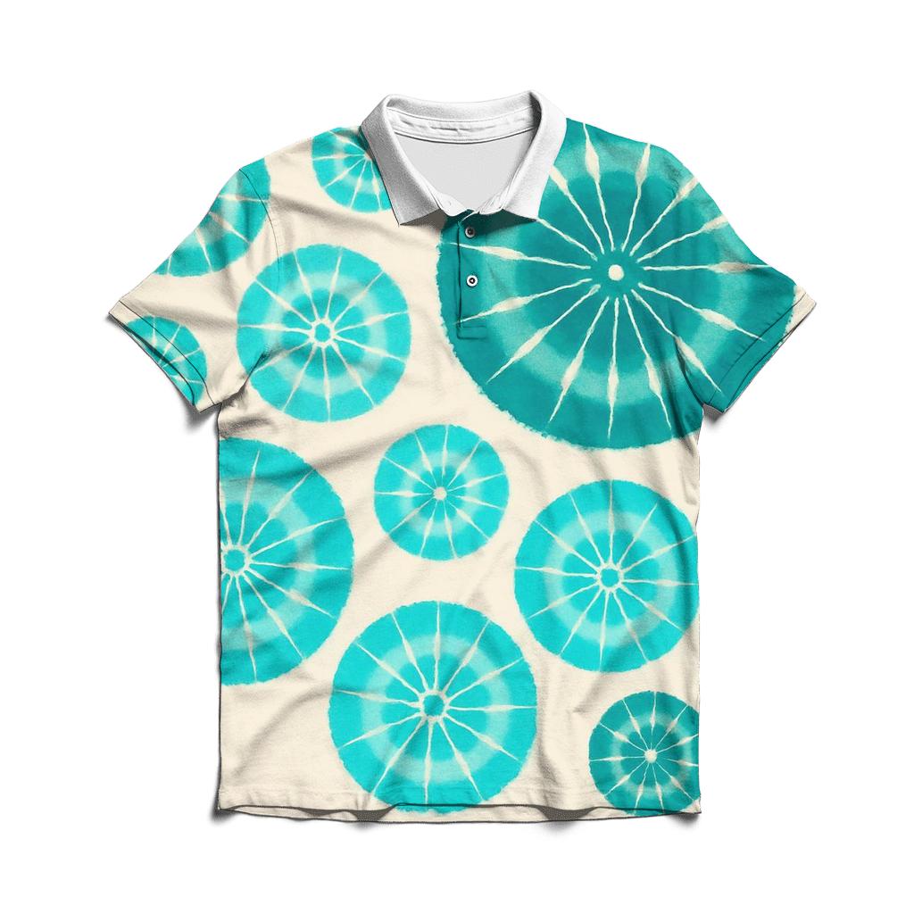 Kumo Star Cluster Rosettes classic pique polos